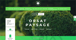 Desktop Screenshot of orsat-paysage.fr