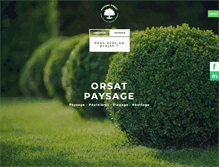 Tablet Screenshot of orsat-paysage.fr